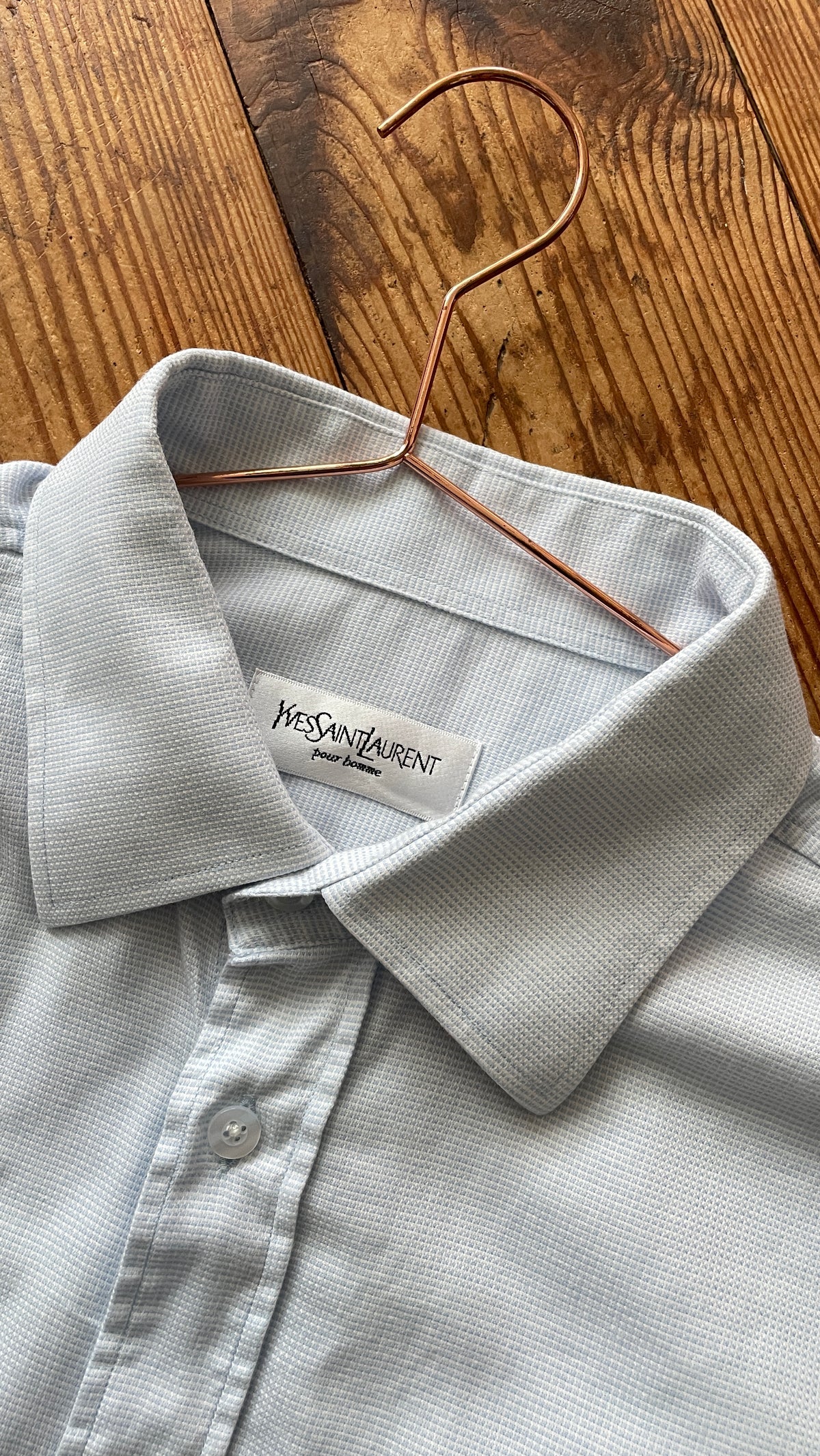 Yves Saint Laurent Vintage blouse Soft Blue