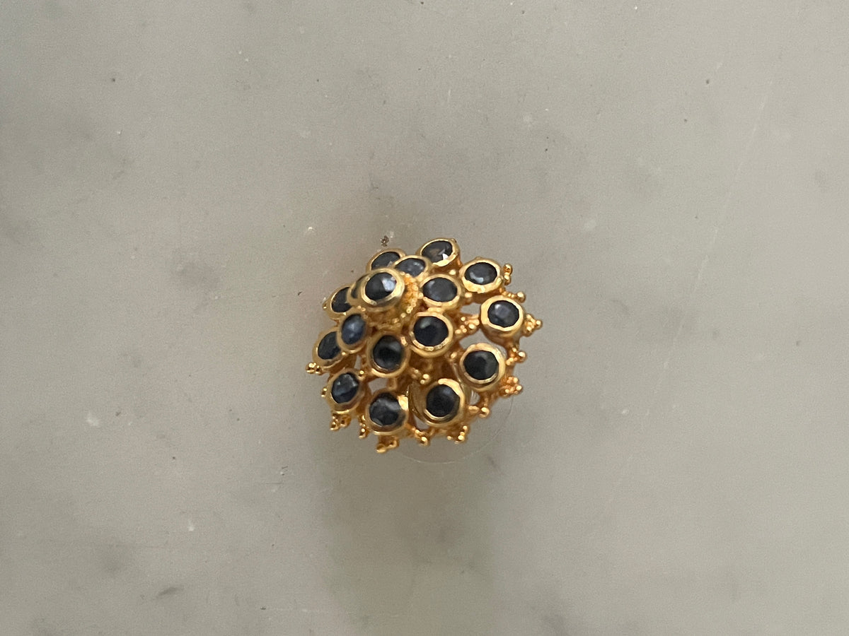 Oorbellen Steker Bleu Élégance