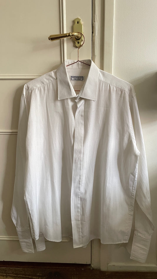 Yves Saint Laurent Vintage blouse White Stripe