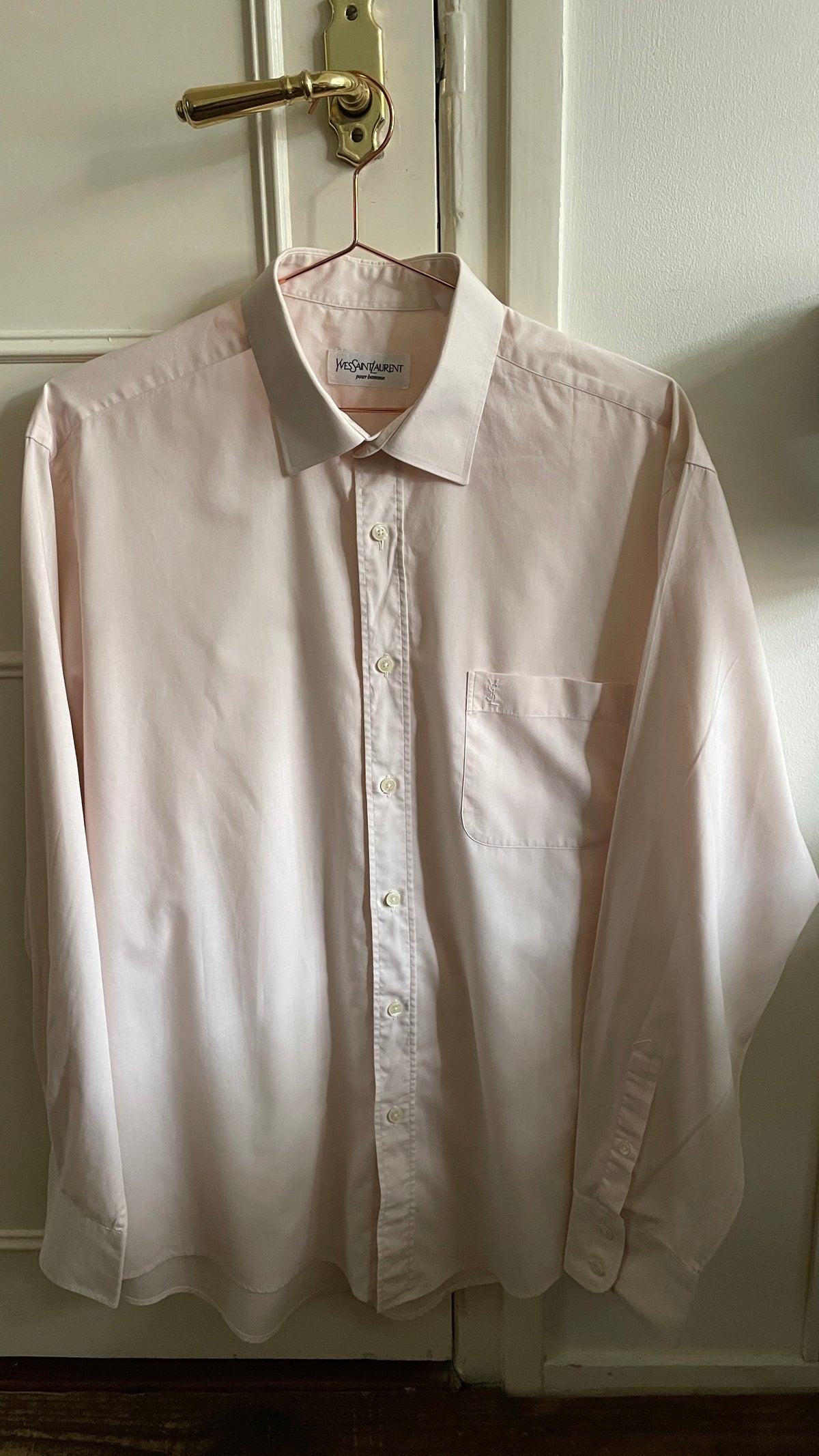 Yves Saint Laurent Vintage blouse Soft Roze