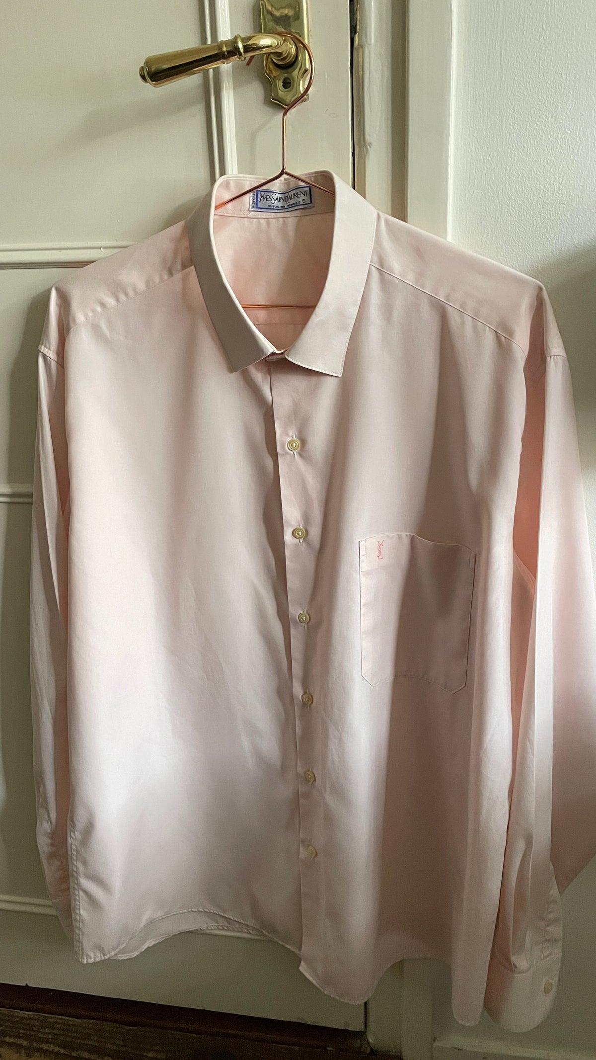 Yves Saint Laurent Vintage blouse Roze