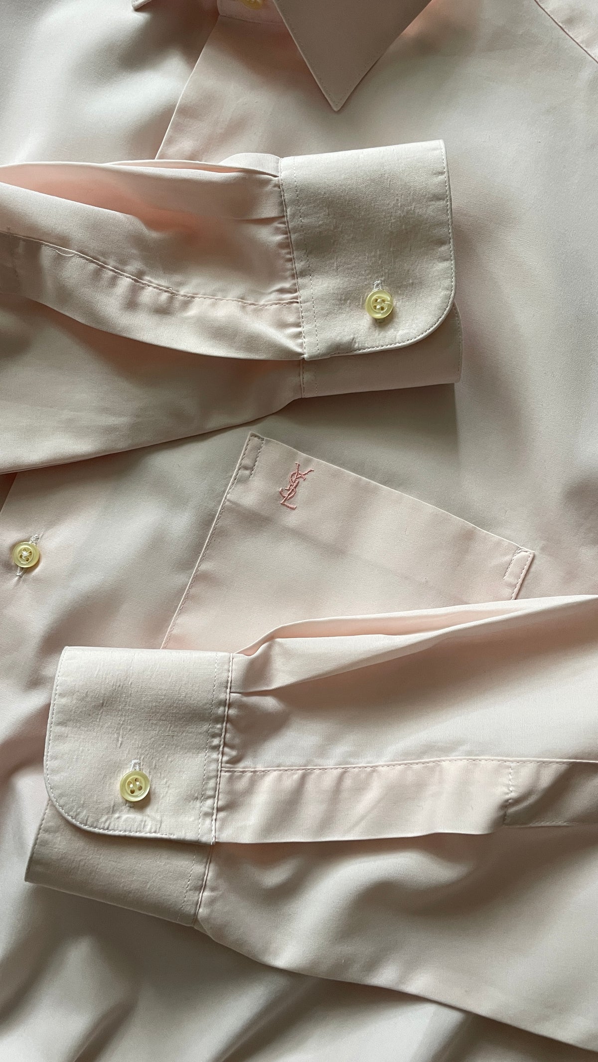 Yves Saint Laurent Vintage blouse Roze
