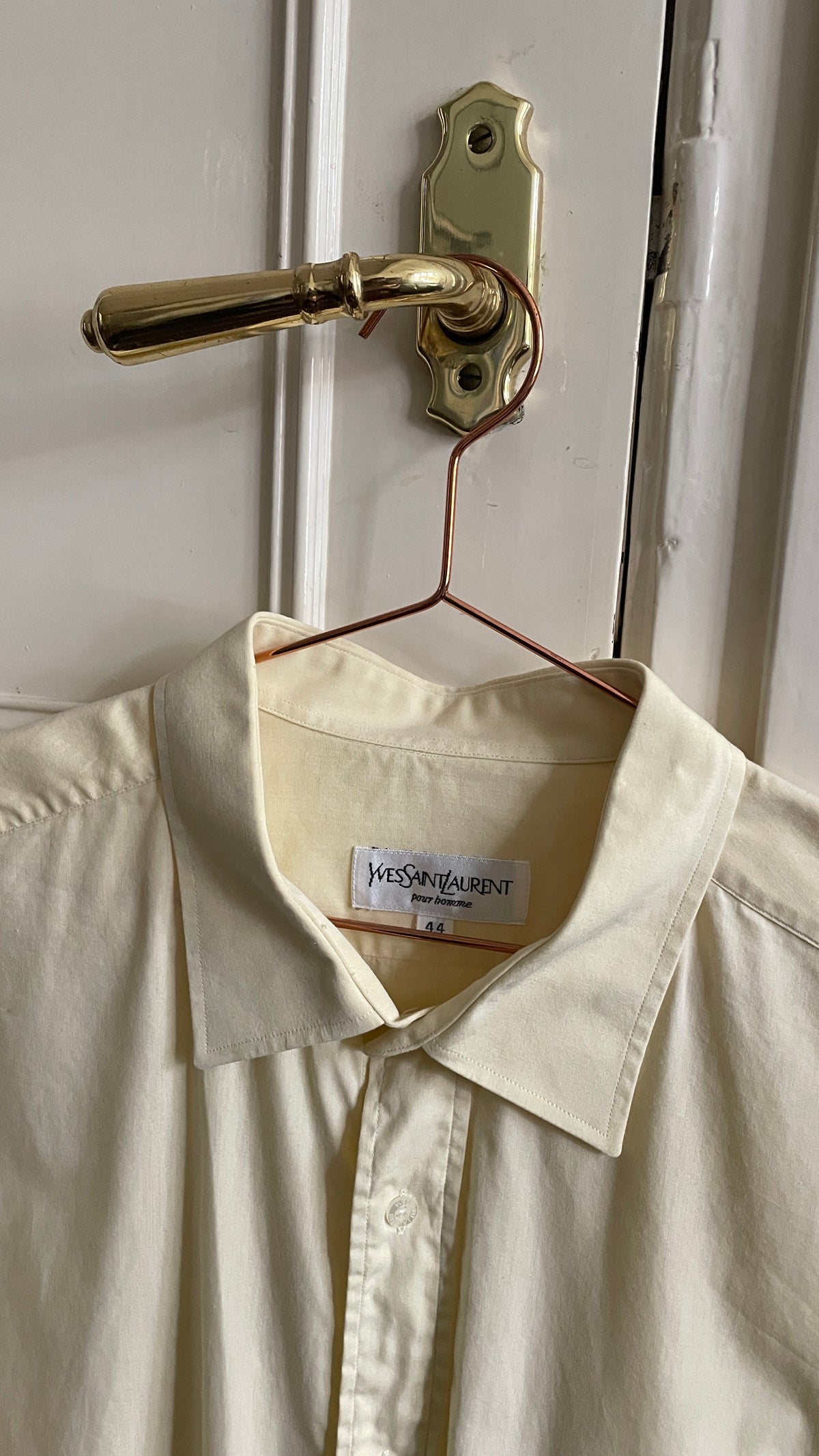 Yves Saint Laurent Vintage blouse Butter Yellow