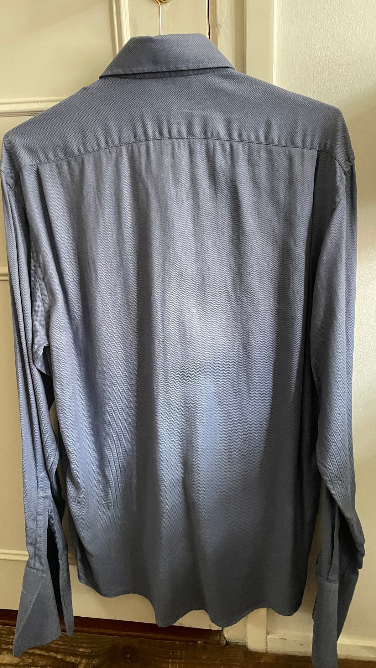 Yves Saint Laurent Vintage blouse Grijs Blauw