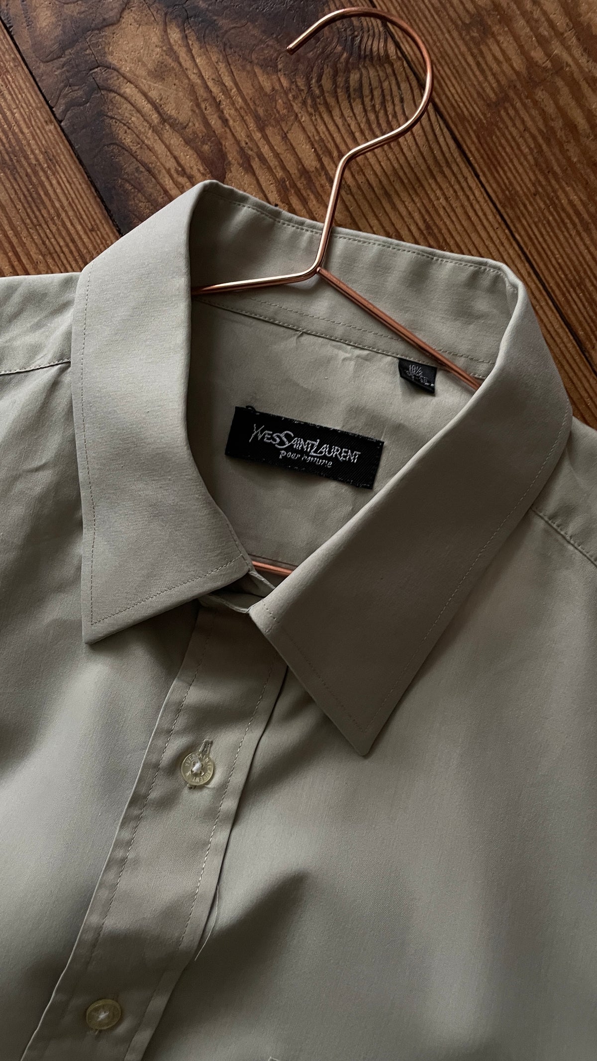 Yves Saint Laurent Vintage blouse Kaki