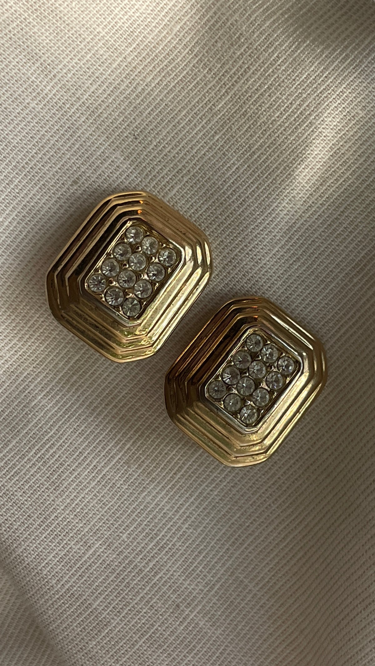 Clip Oorbellen Baguette